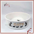 PORCELAINE PET BOWL AVEC DECAL TOS076-9-A673